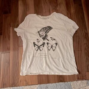 Forever 21 Metamorphosis Butterfly Tee